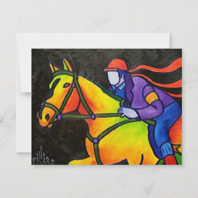 馬のダッシング (正面)