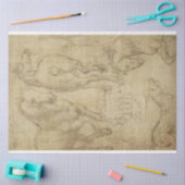 馬のデコペ勉強の紙 薄葉紙 (クラフト)