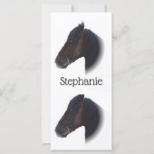 馬のデザインブックマーク (正面)