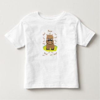馬のデザイン トドラーTシャツ