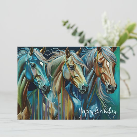 馬のトリオの誕生日 (スタンド正面)