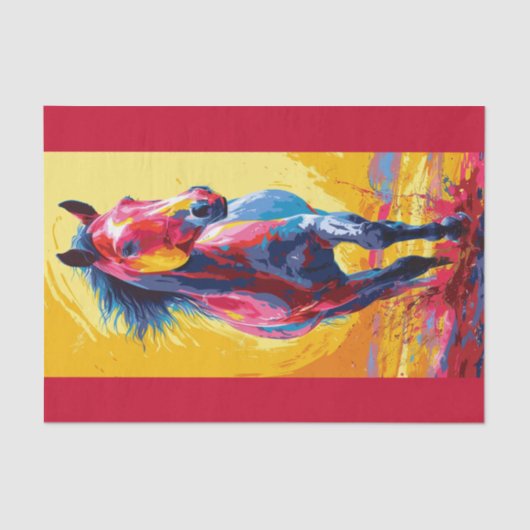 馬のトリステン 薄葉紙 (正面)