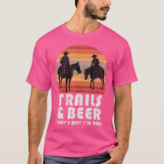 馬のトレイルライディング キャンプの面白い格言 Tシャツ