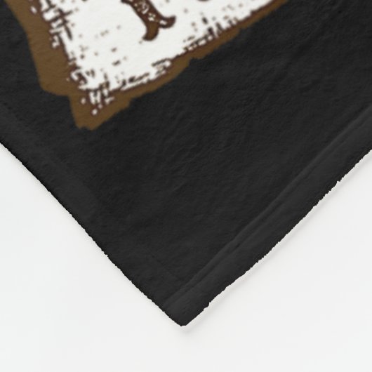 馬のトレーナーの声をエクエストリに使わせるな フリースブランケット (角)