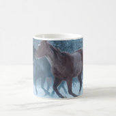 馬のドライブ コーヒーマグカップ (中央)