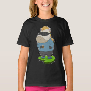 馬のドーナツ Tシャツ