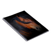 馬のノート、美しいアラビア湾馬頭 ノートブック (右側)