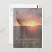 馬のハッピーアニバーサリー ポストカード (正面/裏面)