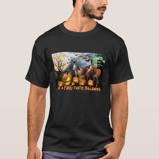 馬のハロウィンのTシャツ Tシャツ (正面)