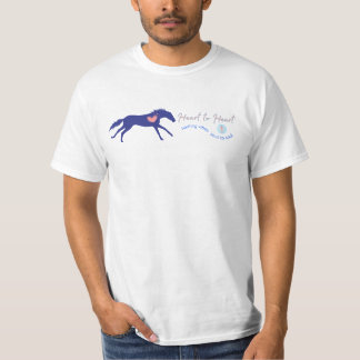 馬のハートからハートヒーリングビベス Tシャツ
