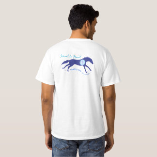 馬のハートからハートヒーリングビベス Tシャツ