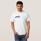 馬のハートからハートヒーリングビベス Tシャツ (正面フル)
