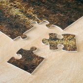 馬のパドックと農場の馬好き、動物の愛 ジグソーパズル (側面)