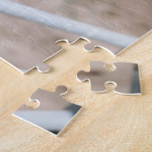 馬のパドックと農場の馬好き、名前をカスタムする ジグソーパズル (側面)