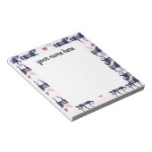 馬のパーソナライズされたメモ帳 ノートパッド (アングル)