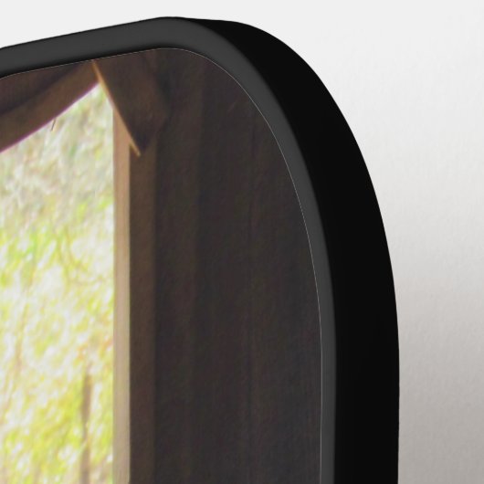 馬のパーソナライズされた写真とピックボールのパドル ピックルボールラケット (左詳細)