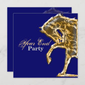 馬のパーティーショーのイベントの競争 招待状 (正面/裏面)