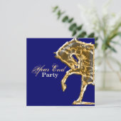 馬のパーティーショーのイベントの競争 招待状 (スタンド正面)