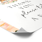 馬のパーティー感謝お願いサイン ポスター (角)