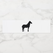 馬のパーティ用品 ペットボトルラベル (シングルラベル)