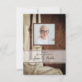 馬のビットとサテン共有メモリ葬儀メモリアル ノートカード (正面)