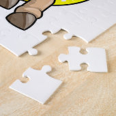 馬のビーチでスイムリング ジグソーパズル (側面)