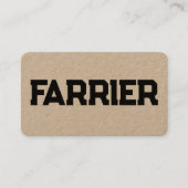 馬のフェリア 名刺 (正面)