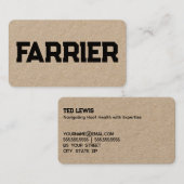 馬のフェリア 名刺 (正面/裏面)