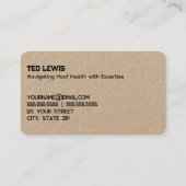 馬のフェリア 名刺 (裏面)