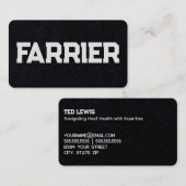 馬のフェリア 名刺 (正面/裏面)