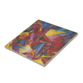 馬のプラスチック型枠- Umberto Boccioni タイル (側面)