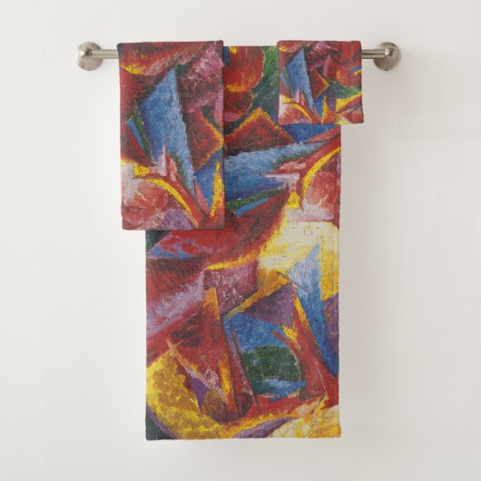 馬のプラスチック型枠- Umberto Boccioni バスタオルセット (インサイチュ)