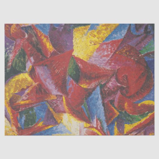 馬のプラスチック型枠- Umberto Boccioni 薄葉紙 (正面)
