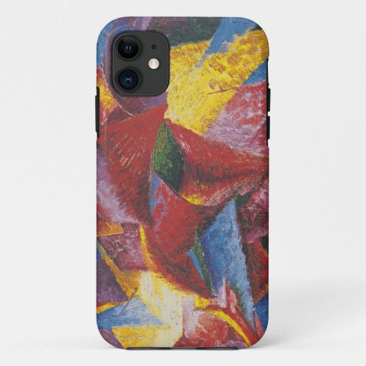 馬のプラスチック型枠- Umberto Boccioni Case-Mate iPhoneケース (裏面)