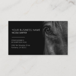 馬のプロフィパーソナライズされたルウマ科のフ 名刺