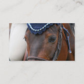 馬のプロフィールの名刺 名刺 (裏面)