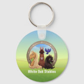 馬のプロモーション付き女の子 キーホルダー (裏面)