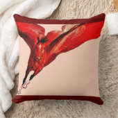 馬のペガサス飛んでいるス クッション (ブランケット)