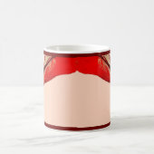 馬のペガサス飛んでいるス コーヒーマグカップ (中央)