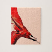 馬のペガサス飛んでいるス ジグソーパズル (縦)