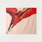 馬のペガサス飛んでいるス タペストリー (正面(横))