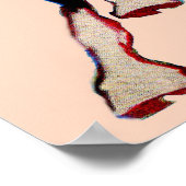 馬のペガサス飛んでいるス ポスター (角)