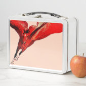 馬のペガサス飛んでいるス メタルランチボックス (インサイチュ)