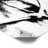 馬のポスター – 白黒 ポスター (角)