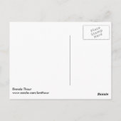 馬のポートレートはがき ポストカード (裏面)