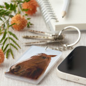 馬のポートレート キーホルダー (正面右)