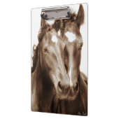 馬のポートレートIII クリップボード (左)