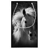 馬のポートレートV スモールペーパーバッグ (裏面)