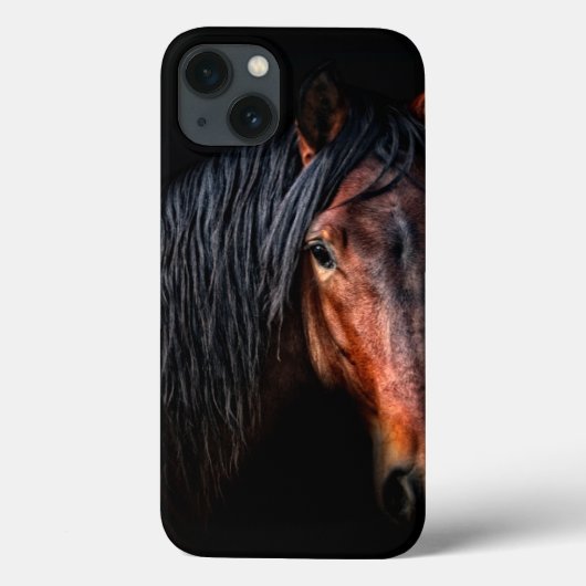 馬のポートレートVII Case-Mate iPhoneケース (裏面)