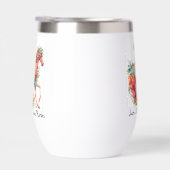 馬のマグは馬に乗って素敵な女の子と。 (右面)